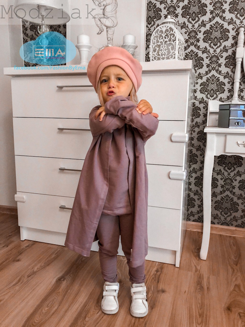 Komplet dla dziewczynki 3 cz. - Ema Fashion - obrazek 4
