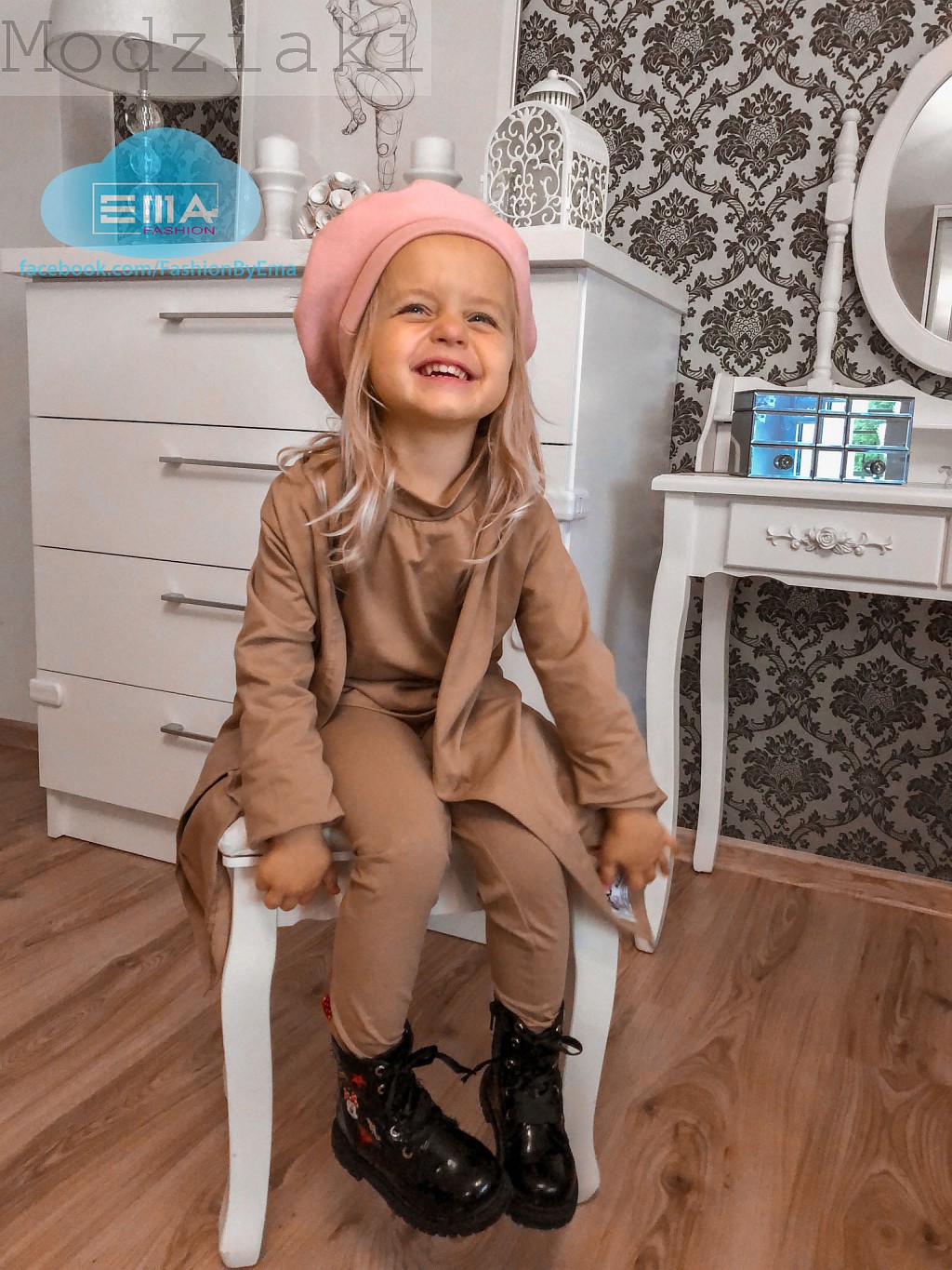 Komplet dla dziewczynki 3 cz. - Ema Fashion - obrazek 3