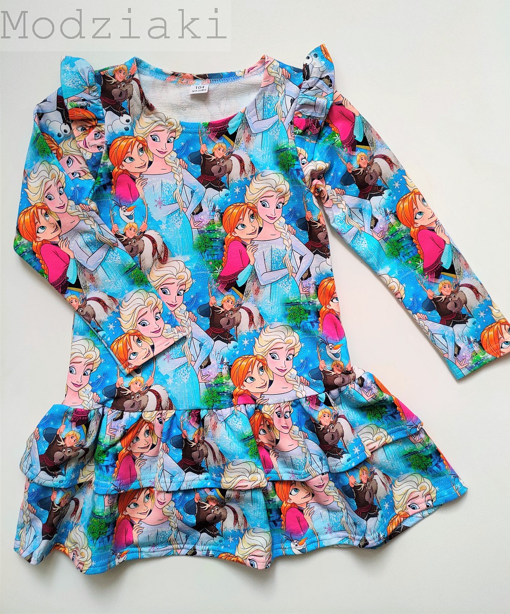 Sukienka Anna i Elsa