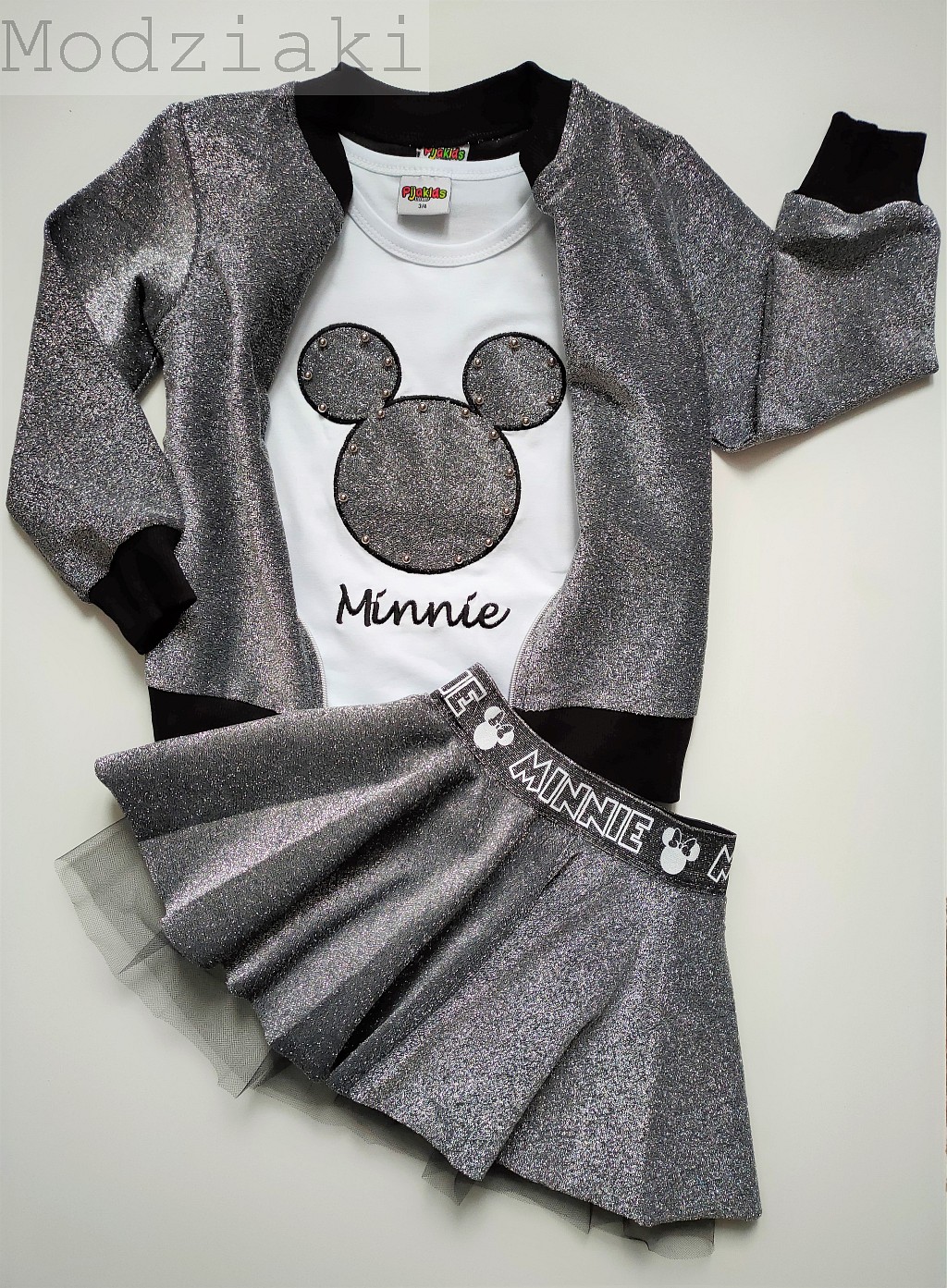 Komplet dla dziewczynki Shine Minnie - 2 kolory - obrazek 4