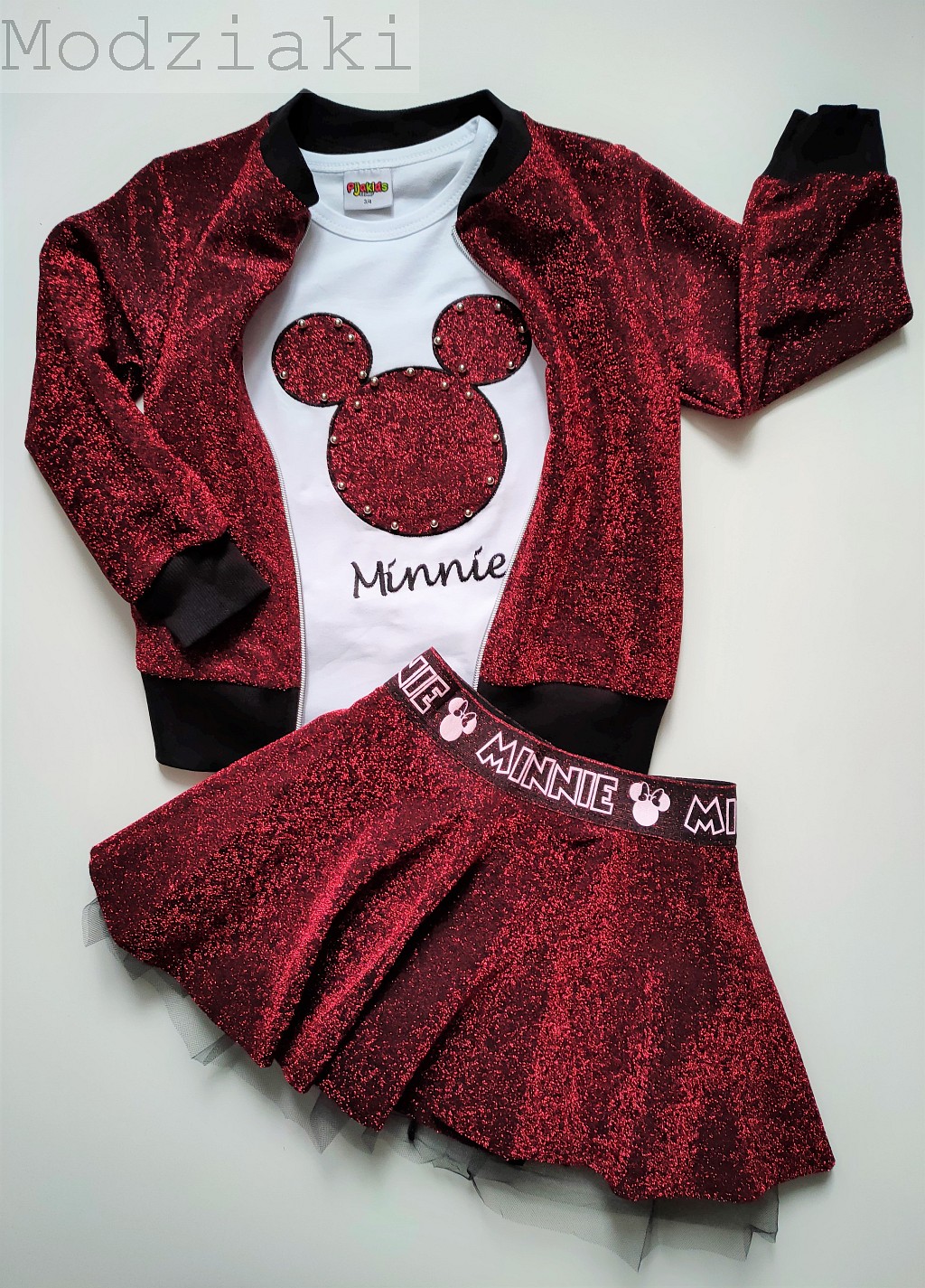 Komplet dla dziewczynki Shine Minnie - 2 kolory